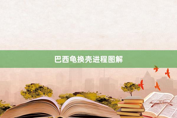 巴西龟换壳进程图解